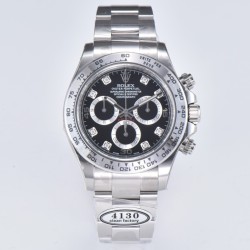 Rolex-Daytona 116509 40mm SS/SS Black/Dia Clean DD4130