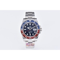 Rolex-GMT Master II 126710 Pepsi Oys 40mm SS/SS Black Clean V3 DD3285 Super Clone