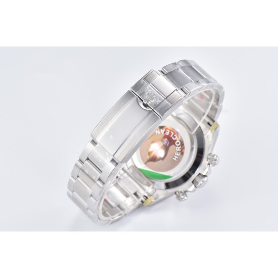 Rolex-Daytona 116509 40MM SS/SS Grey/Black Dial Clean DD4130