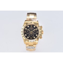 Rolex-Daytona 116508 40MM YG/YG Black/Dia Clean DD4130