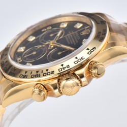 Rolex-Daytona 116508 40MM YG/YG Black/Dia Clean DD4130