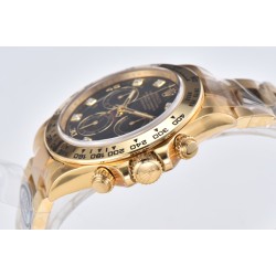 Rolex-Daytona 116508 40MM YG/YG Black/Dia Clean DD4130