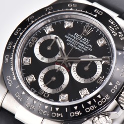 Rolex-Daytona 116519 40MM SS/RU Black/Black Dial Clean DD4130