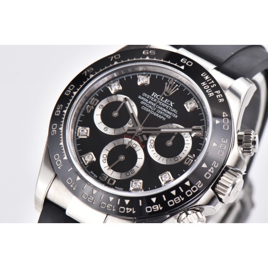 Rolex-Daytona 116519 40MM SS/RU Black/Black Dial Clean DD4130