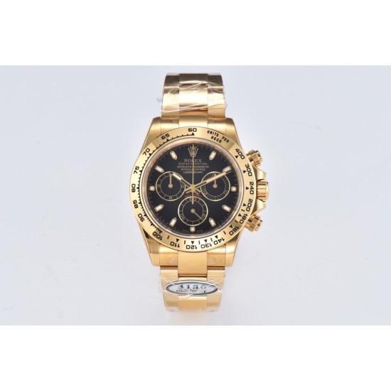 Rolex-Daytona 116508 40MM YG/YG Black/Black Clean DD4130