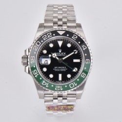 Rolex-GMT Master II 126720 Sprite Left Jub SS/SS Clean DD3285 Super Clone