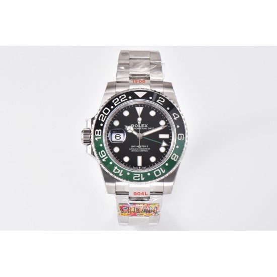 Rolex-GMT Master II 126720 Sprite Left 904L Oys SS/SS Clean DD3285 Super Clone