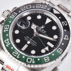 Rolex-GMT Master II 126720 Sprite Left 904L Oys SS/SS Clean DD3285 Super Clone
