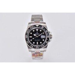 Rolex-GMT II 116710LN 40mm Oys 904L SS/SS Blk CLEAN VR3186 CHS