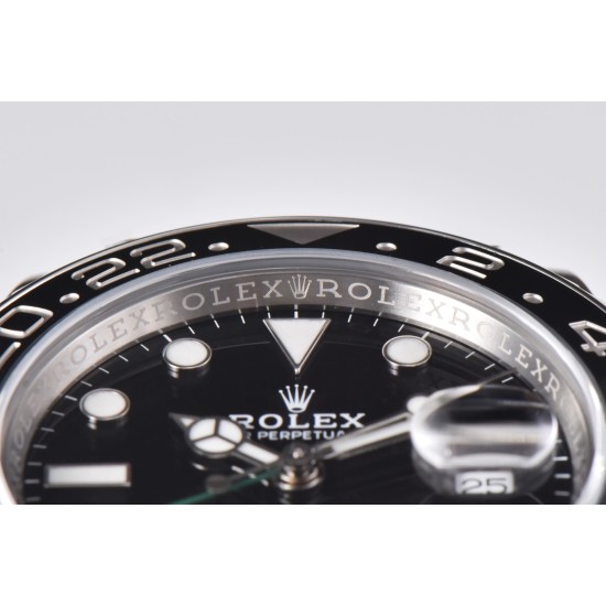 Rolex-GMT II 116710LN 40mm Oys 904L SS/SS Blk CLEAN VR3186 CHS