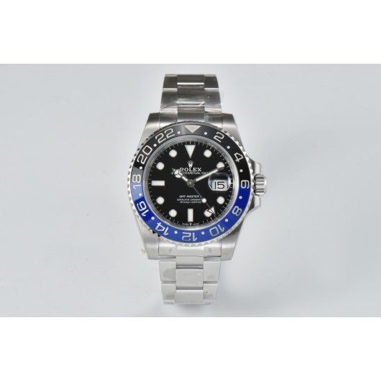 Rolex-GMT Master II 126710 Batman Oys 40mm SS/SS Black Clean DD3285 Super Clone