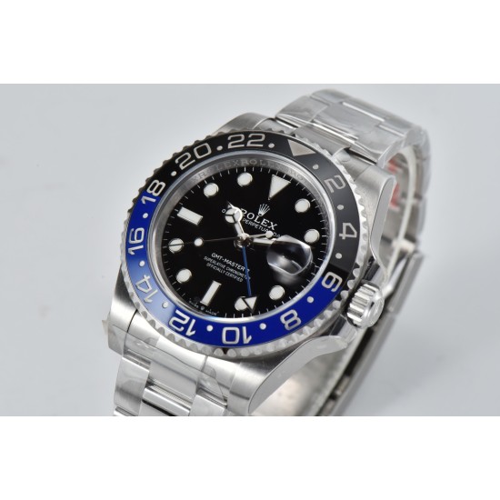 Rolex-GMT Master II 126710 Batman Oys 40mm SS/SS Black Clean DD3285 Super Clone