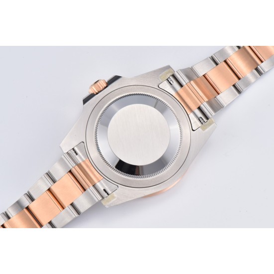 Rolex-GMT II 126711 CHNR Rootbeer Oys 40mm SS/RG Blk CLEAN DD3285 Super Clone