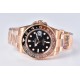 Rolex-GMT II 126715 Rootbeer Oys 40mm RG/RG Black Dial Clean DD3285 Super Clone