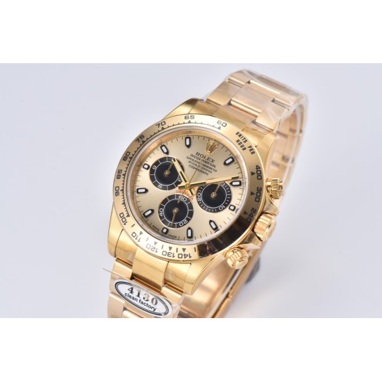 Rolex-Daytona 116508 40MM YG/YG Gold/Stk Clean DD4130