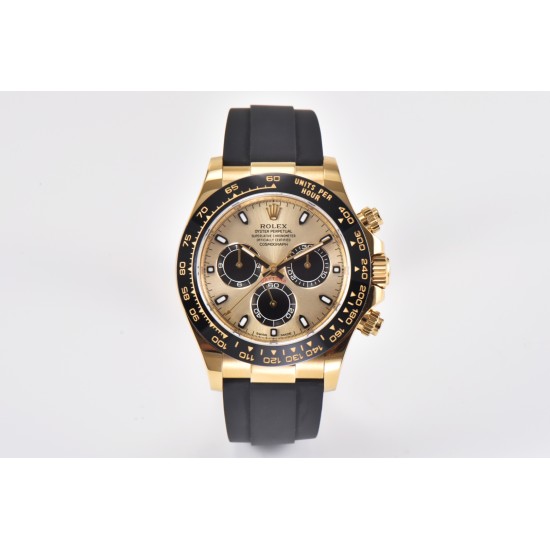 Rolex-Daytona 116518 40MM YG/RU Gold/Stk Clean DD4130