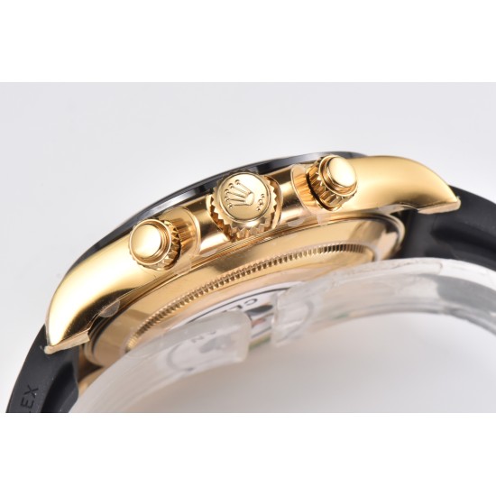 Rolex-Daytona 116518 40MM YG/RU Gold/Stk Clean DD4130