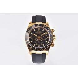 Rolex-Daytona 116518 40MM YG/RU Black/Stk Clean DD4130