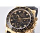 Rolex-Daytona 116518 40MM YG/RU Black/Dia Clean DD4130