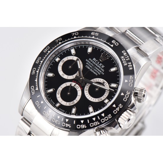 Rolex-Daytona 116500 40mm SS/SS Black Dial Clean DD4130