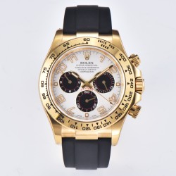 Rolex-Daytona 116518 40MM YG/RU White/Num Clean DD4130