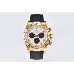 Rolex-Daytona 116518 40MM YG/RU White/Num Clean DD4130