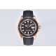 Rolex-Yacht-Master 126655 40mm RG/RU Black/Dot Clean VR3235