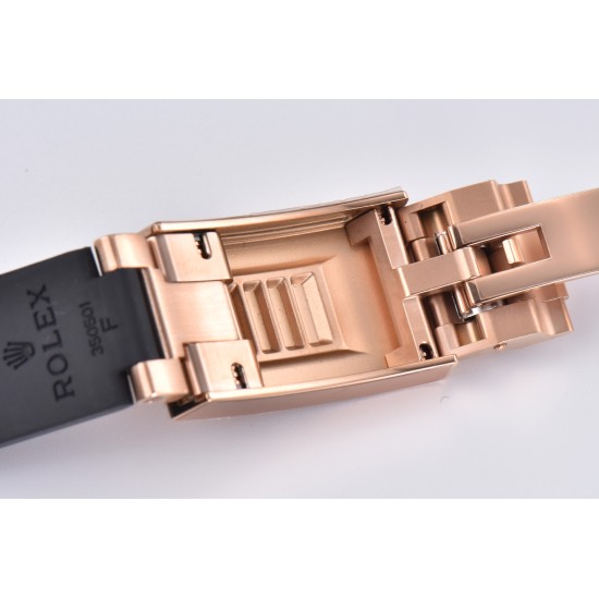 Rolex-Yacht-Master 126655 40mm RG/RU Black/Dot Clean VR3235