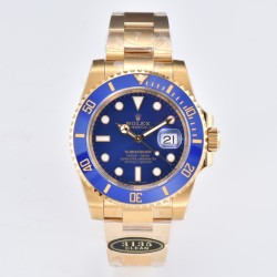 Rolex-Submariner 116618 LB 40mm 904L YG/SS Blue Dial Clean VS3135