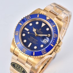 Rolex-Submariner 116618 LB 40mm 904L YG/SS Blue Dial Clean VS3135