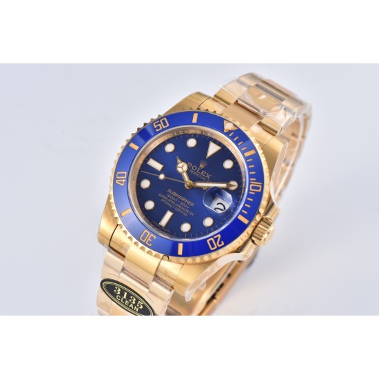 Rolex-Submariner 116618 LB 40mm 904L YG/SS Blue Dial Clean VS3135