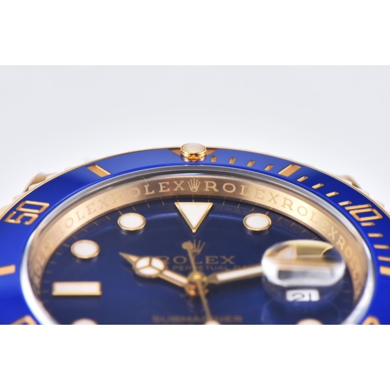 Rolex-Submariner 116618 LB 40mm 904L YG/SS Blue Dial Clean VS3135