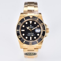 Rolex-Submariner 116618LN 40mm YG/YG Black/Dot Clean VS3135