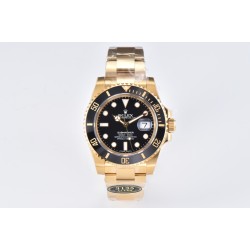 Rolex-Submariner 116618LN 40mm YG/YG Black/Dot Clean VS3135
