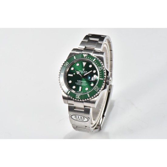 Rolex-Submariner 116610LV Hulk 40mm SS/SS Green Dial Clean VS3135