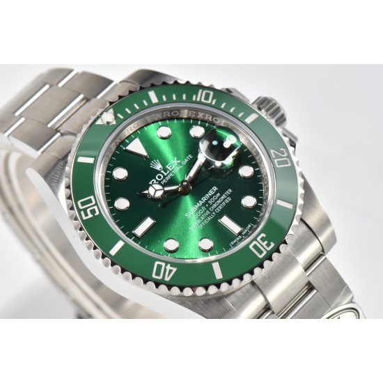 Rolex-Submariner 116610LV Hulk 40mm SS/SS Green Dial Clean VS3135
