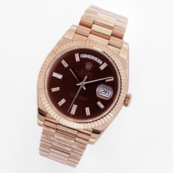 Rolex-DayDate 228235 40mm Pres RG/RG Brown/Dia EWF(ARF) VR3255