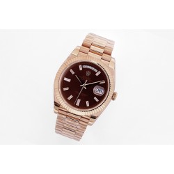 Rolex-DayDate 228235 40mm Pres RG/RG Brown/Dia EWF(ARF) VR3255