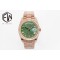 Rolex-DayDate 228235 40mm RG/RG Green/Rmn EWF(KF) VR3255(Gain Weight)