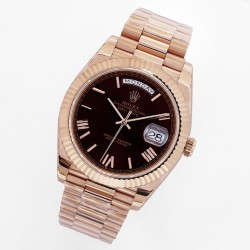 Rolex-DayDate 228235 40mm RG/RG Black/Rmn EWF(KF) VR3255(Gain Weight)