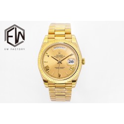 Rolex-DayDate 40mm YG/YG Gold/Rmn EWF A2836