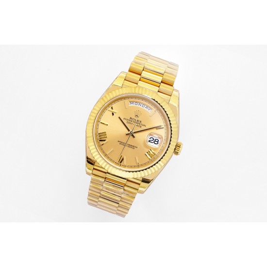 Rolex-DayDate 40mm YG/YG Gold/Rmn EWF A2836