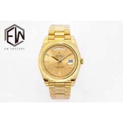 Rolex-DayDate 40mm YG/YG Gold/Dia EWF A2836