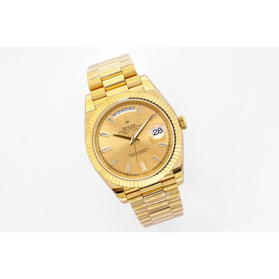 Rolex-DayDate 40mm YG/YG Gold/Dia EWF A2836