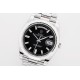 Rolex-DayDate 40mm SS/SS Black/Dia EWF A2836