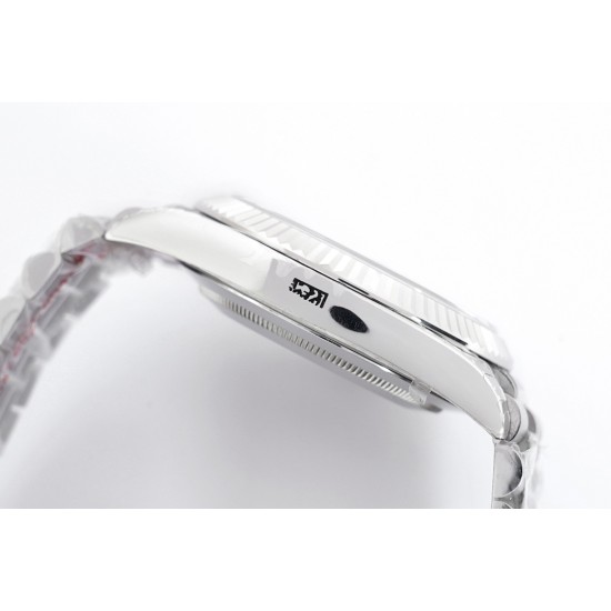 Rolex-DayDate 40mm SS/SS Black/Stk EWF A2836