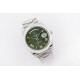 Rolex-DayDate 40mm SS/SS Green/Rmn EWF A2836