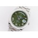 Rolex-DayDate 40mm SS/SS Green/Rmn EWF A2836