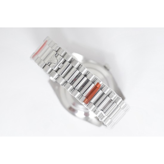 Rolex-DayDate 40mm SS/SS White/Rmn EWF A2836