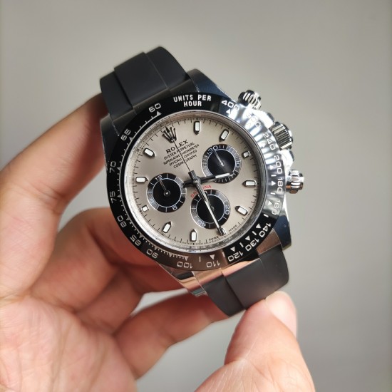 Rolex-Daytona 126519 40mm SS/RU Grey Dial BTF(JQF) SH4131 Super Clone